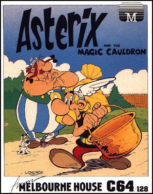 Asterix and the Magic Cauldron for Commodore 64/128 thumbnail image.