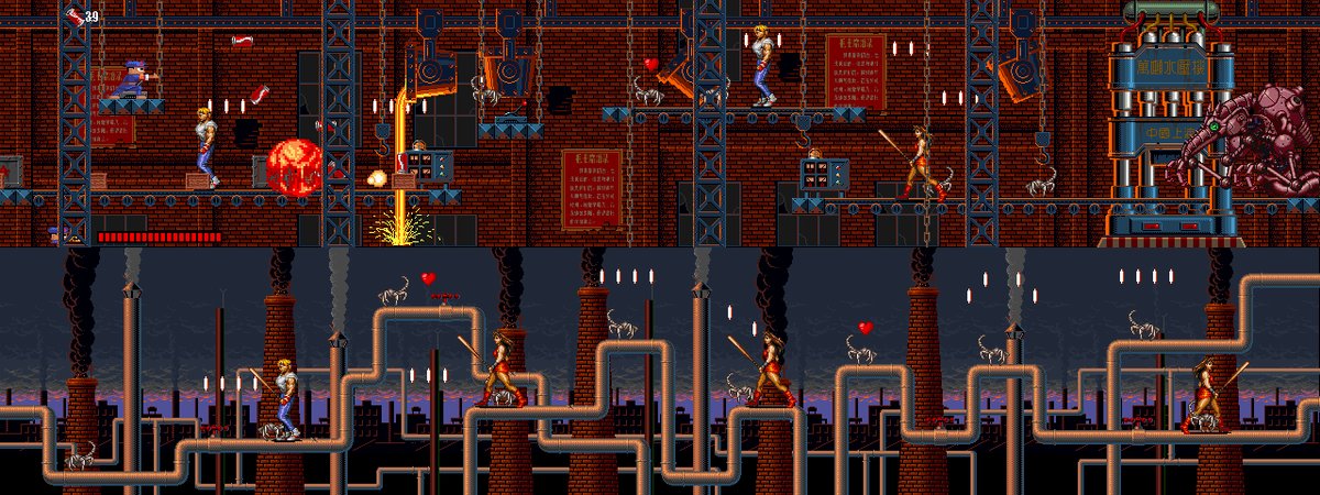 An image of a platform videogame featuring a red army soldier throwing coca cola cans in a fantastical world