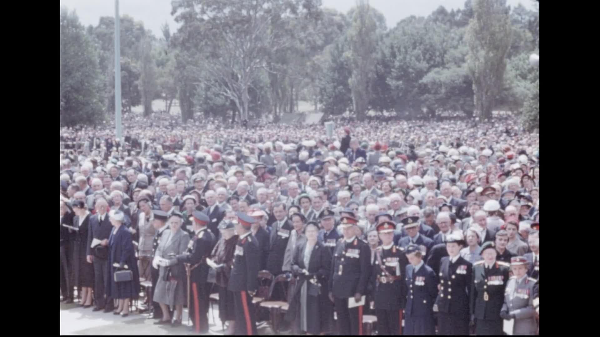 [Royal Visit, Victoria, 1954: Pre-Release Footage: Reel 11] thumbnail image.