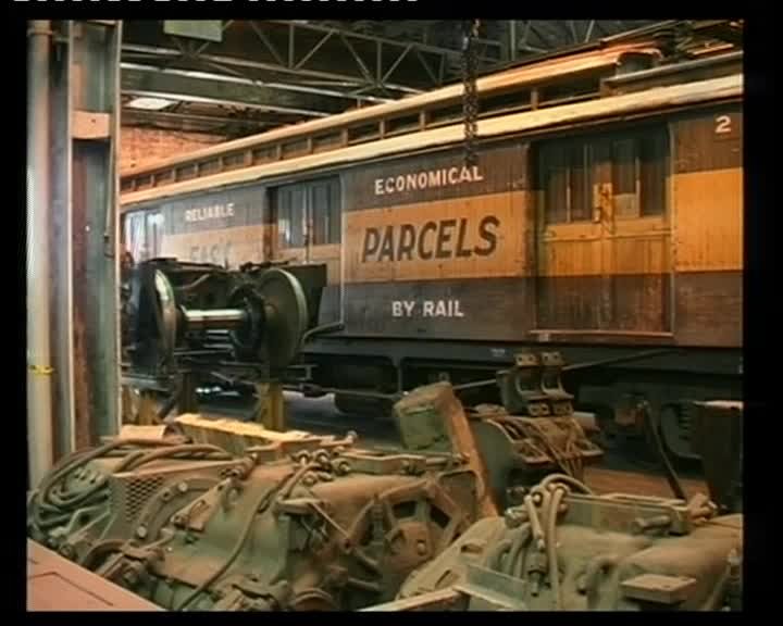 A still image from Transit: SteamRail workshops