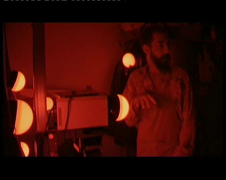 A still image from Painting with light in a dark world