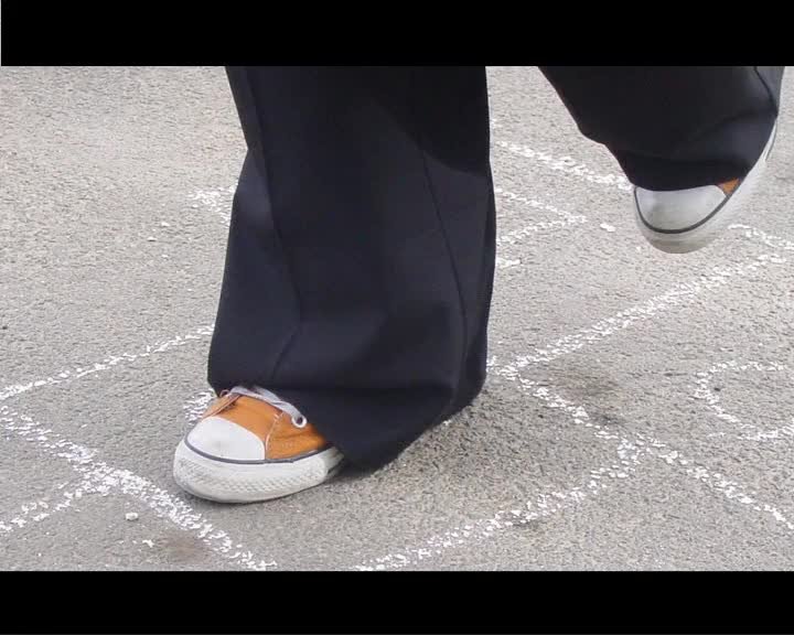 A still image from Asphalt children...to all Sarajevians