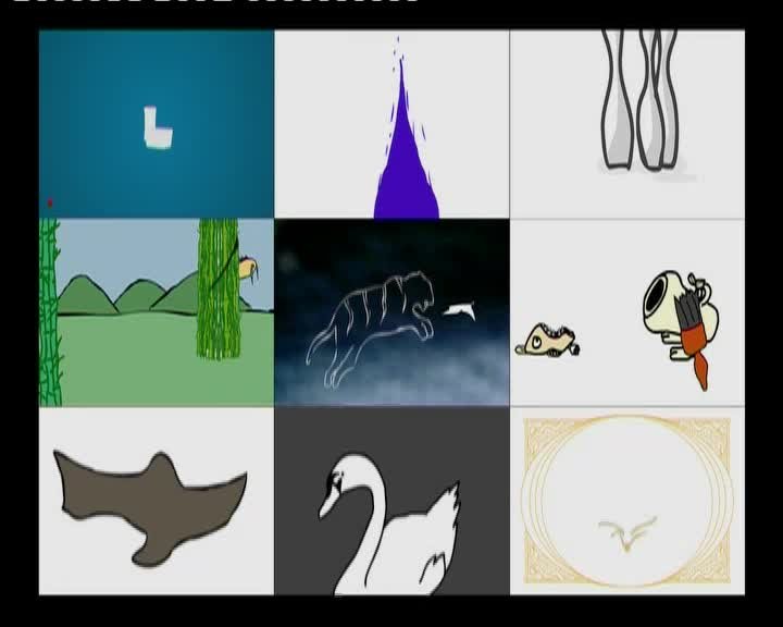 A still image from Metamorphs: 1st year Swinburne Multimedia Design Project
