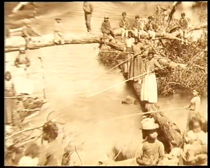 A still image from The Fighting Gunditjmara