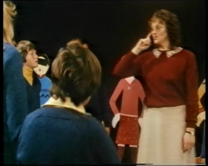 A still image from Through a looking glass; Drama is -