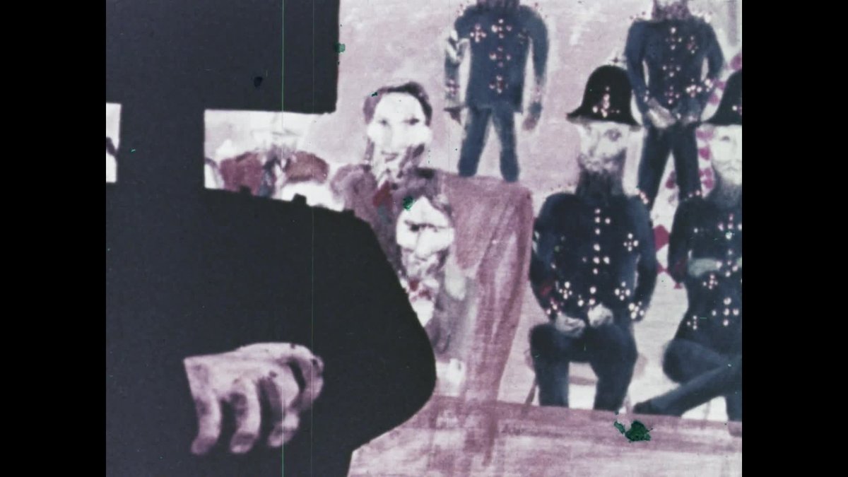 A still image from Sidney Nolan