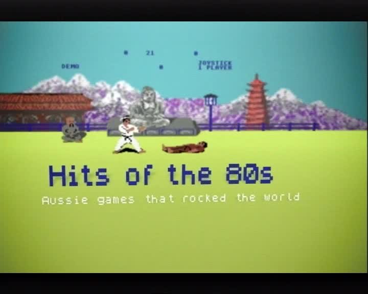 A still image from Hits of the 80s: Aussie Games that rocked the world