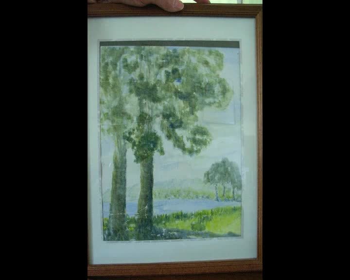 A still image from 'Remembrance of things past'...a watercolour memoir for Richard