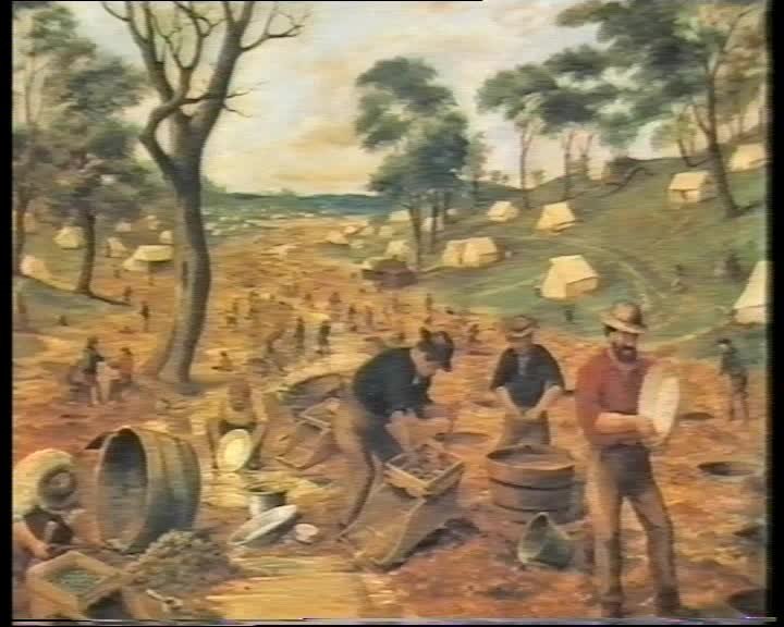 A still image from Gold fever