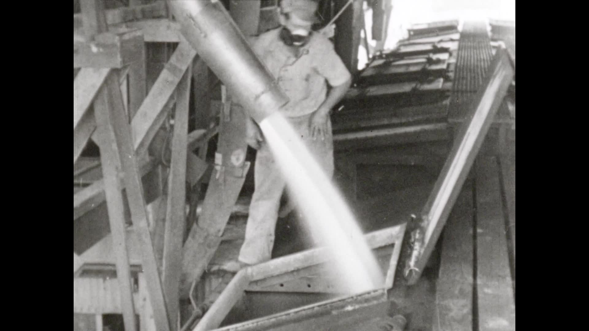 Making glass for houses thumbnail image.