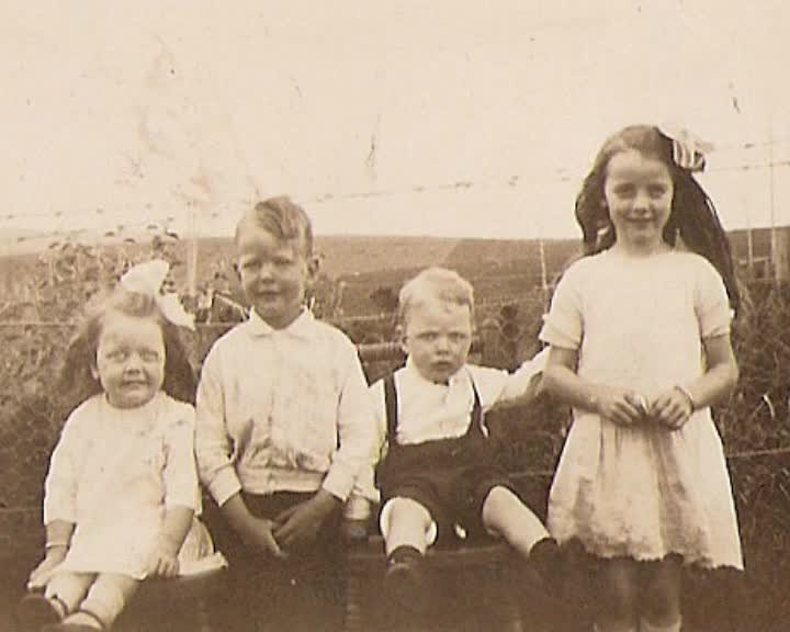 A still image from May's early days