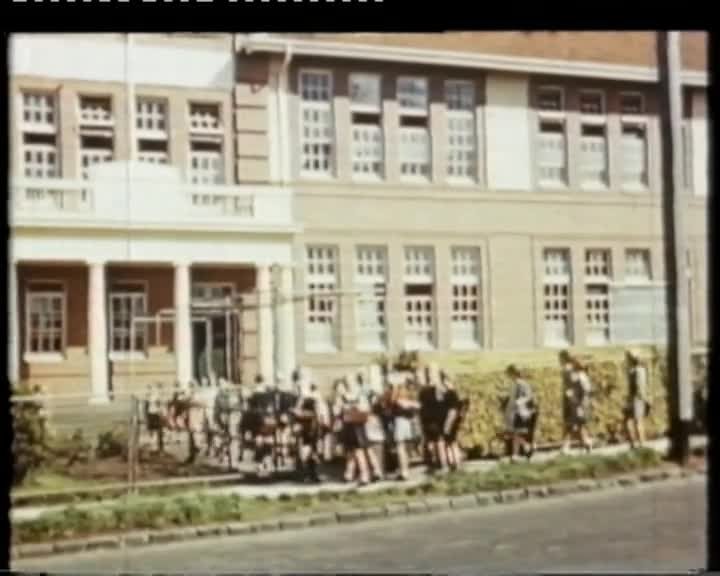 A still image from Victorian education history. - No. 1.