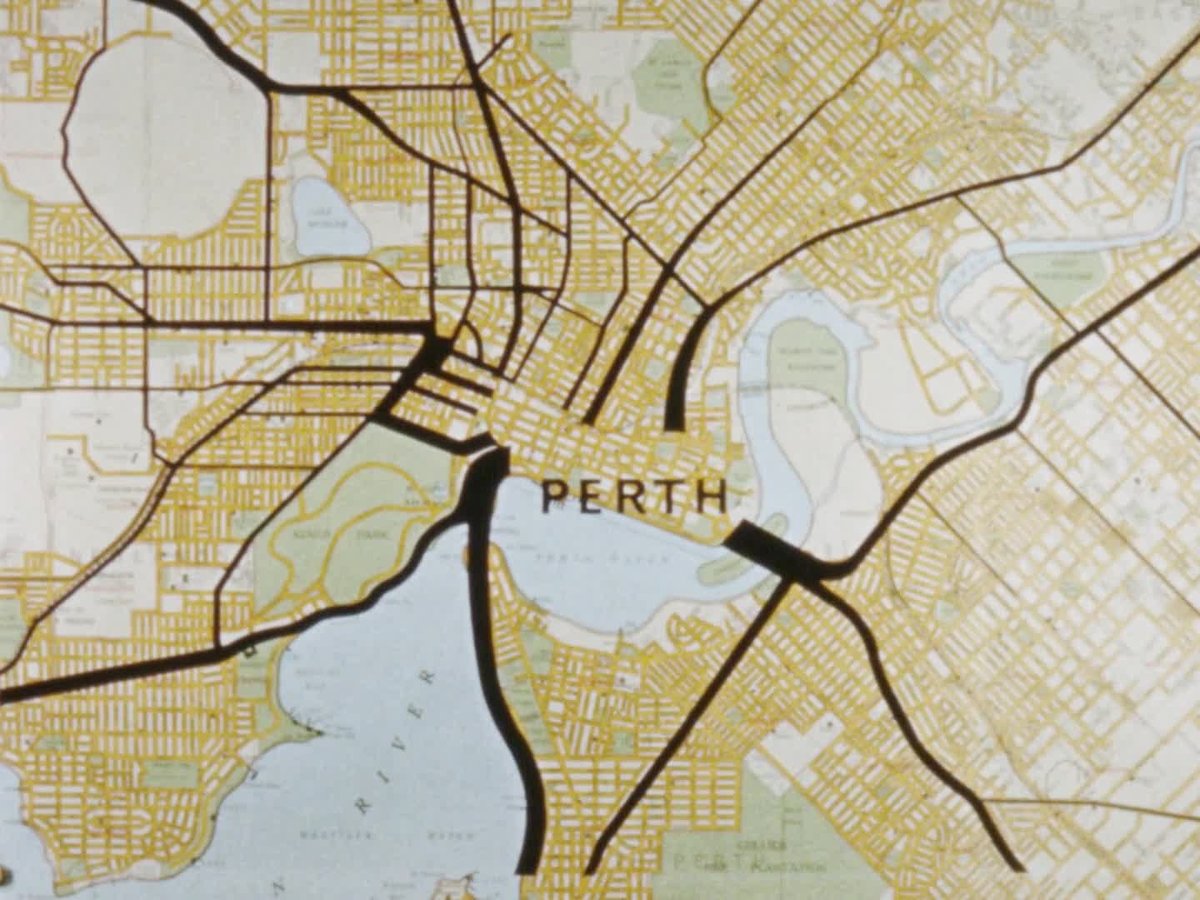 A still image from Perth's Mitchell Freeway