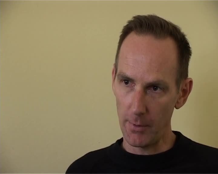 A still image from Ross Gibson interview Tape #2