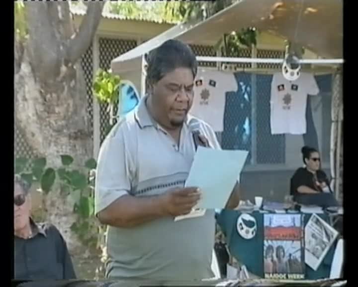 A still image from Land rights views: Number 9, July 1998 (A)