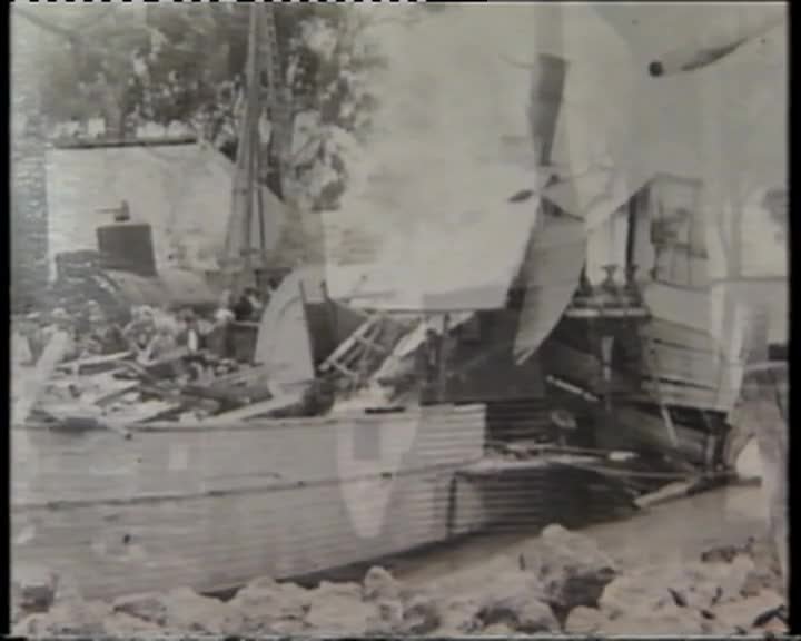 A still image from Two sides of the river