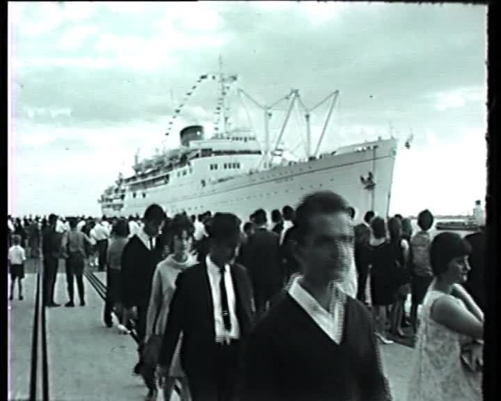 A still image from The Journey begins at midnight