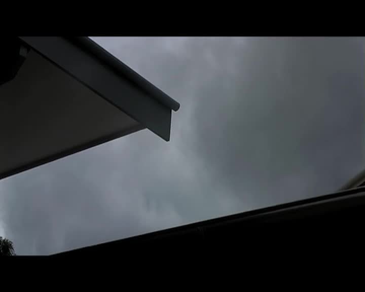 A still image from Storm at sea, tornado on land